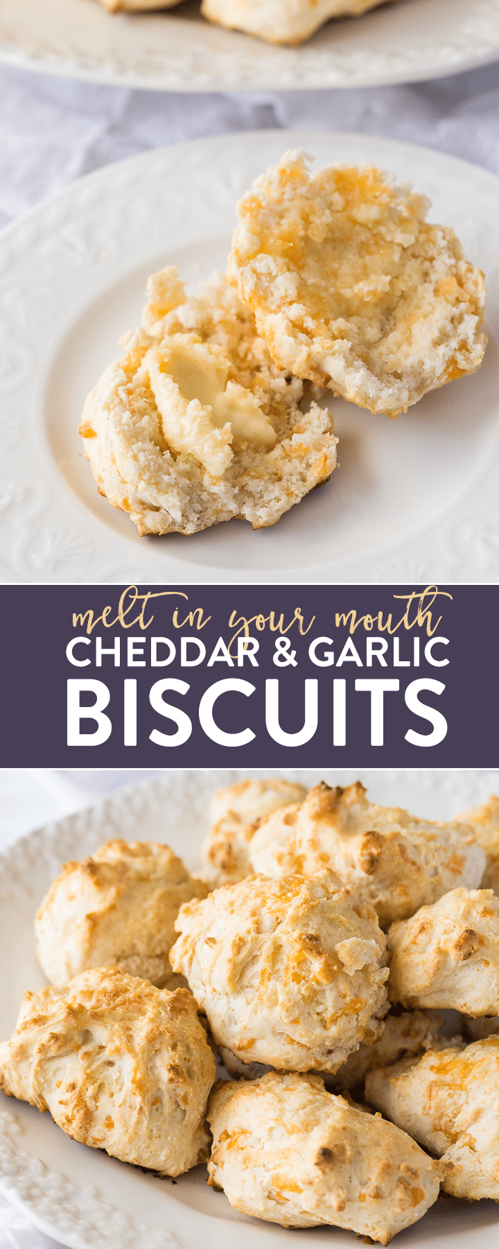 Melt In Your Mouth Cheddar Garlic Biscuits - The Bewitchin' Kitchen