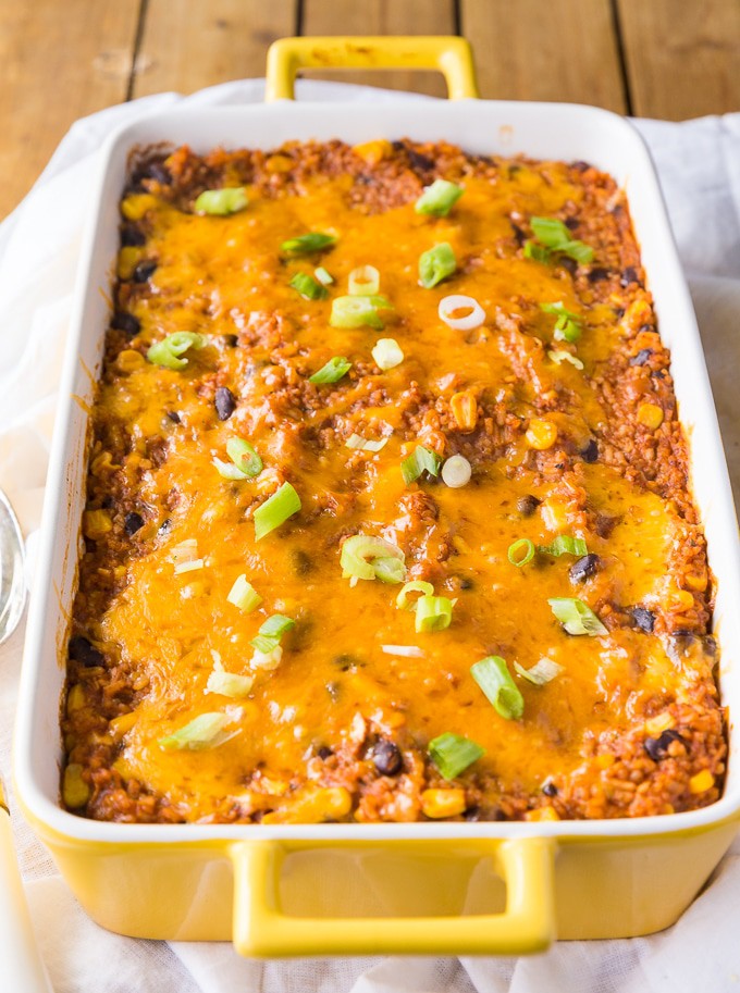 Southwestern Chicken and Rice Casserole | The Bewitchin' Kitchen