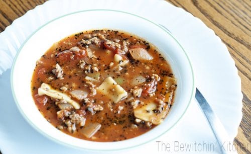 Lasagna Soup | The Bewitchin' Kitchen