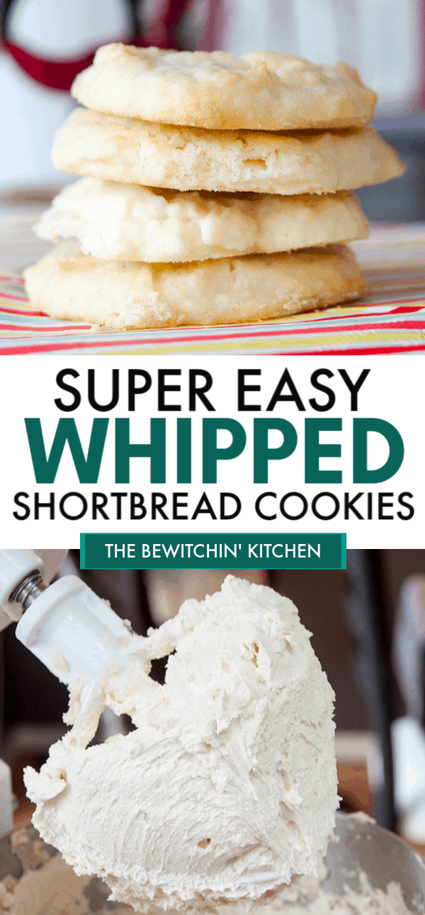 Whipped Shortbread Cookies Recipe The Bewitchin Kitchen