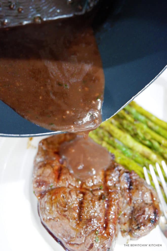 Red Wine Steak Marinade - The Bewitchin' Kitchen