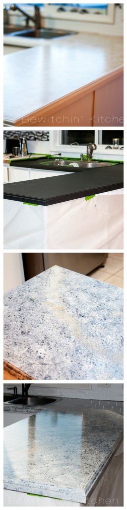 Painting countertops to look like granite
