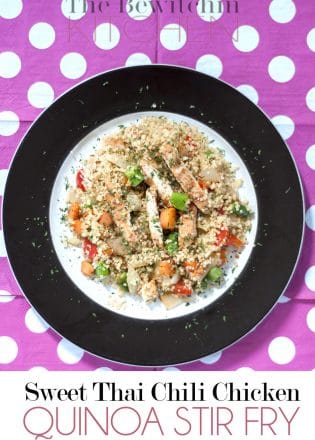 Sweet Thai Chili Chicken Quinoa Stir Fry