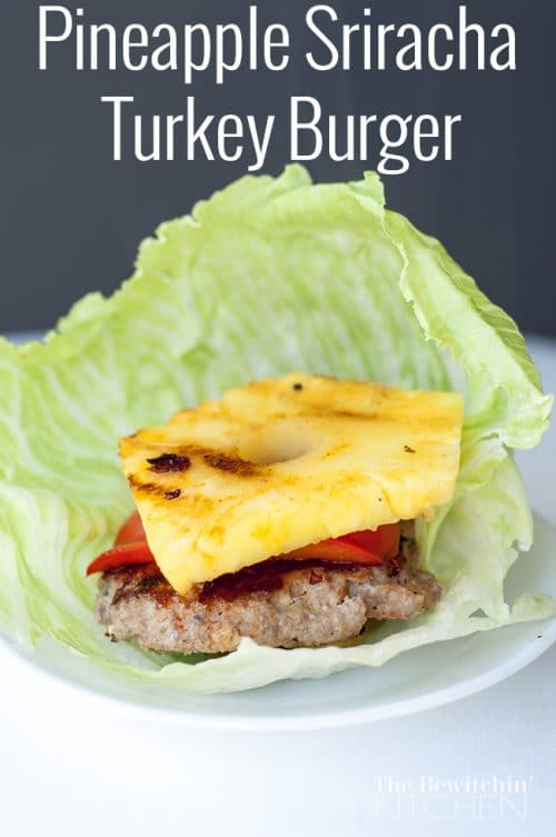 Sweet N' Spicy Turkey Burgers W/ Pineapple Sriracha Sauce