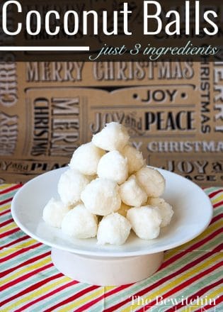 3 Ingredient Coconut Balls