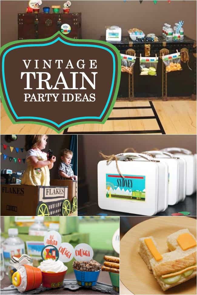 Train Themed Birthday Party Free Printables