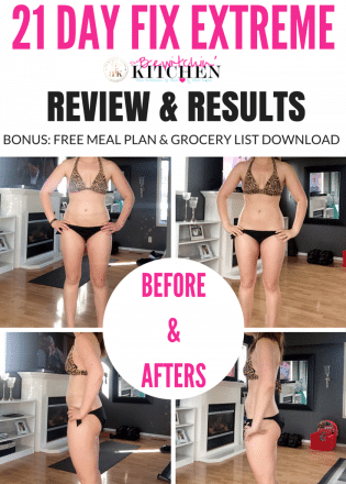 21 Day Fix Extreme results and review + free meal plan and grocery downloads. It's really helped me get closer to my health and fitness goals.