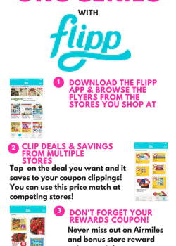 How to save money on groceries. How to use the Flipp app to not only save money but time!