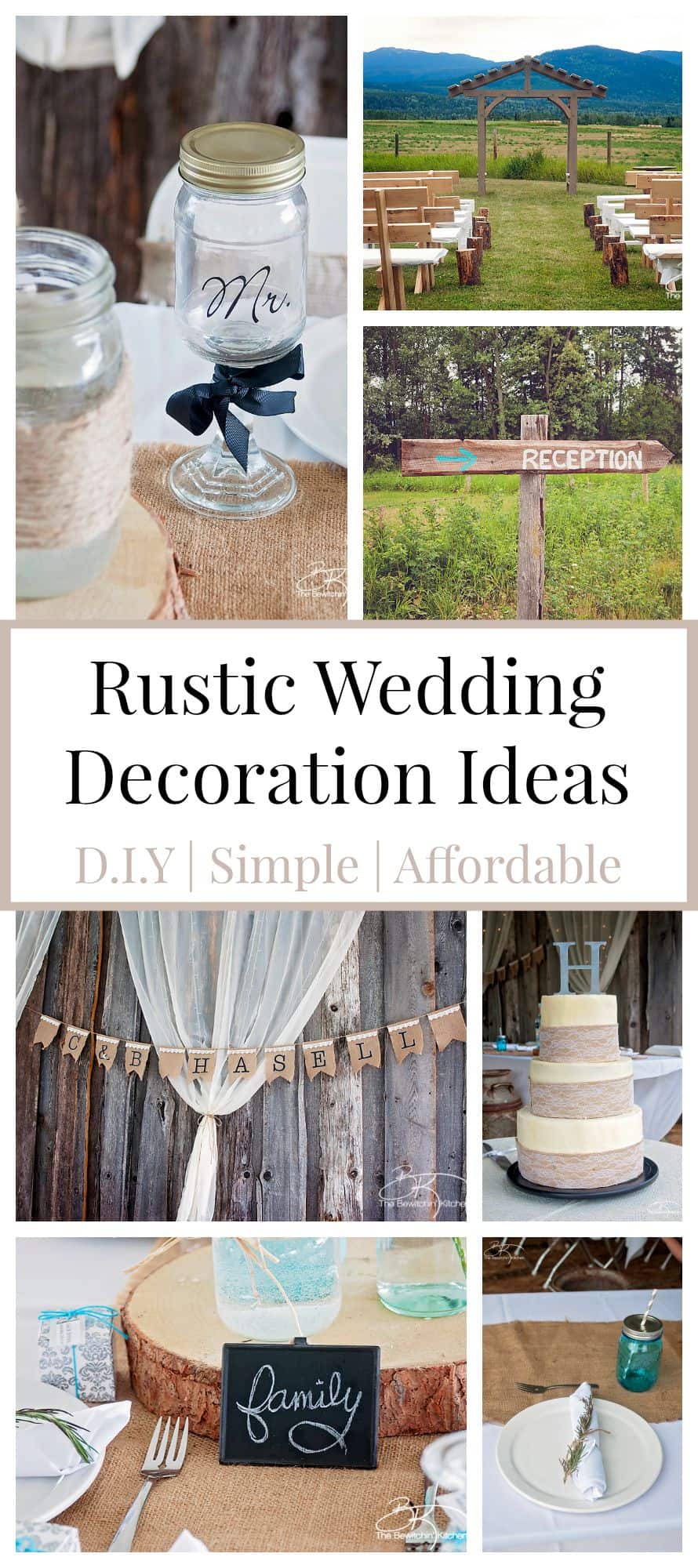 50+ rustic wedding decor Thiết kế phòng tiệc đám cưới mang phong cách rustic