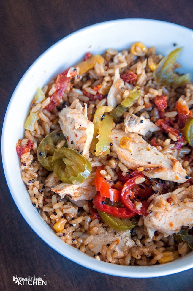 Easy Spanish Rice Bowl with Seeds of Change | The Bewitchin' Kitchen