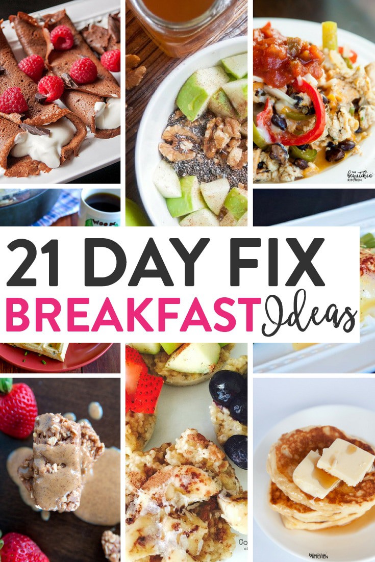 What a Day of Meals on the 21 Day Fix Looks Like.