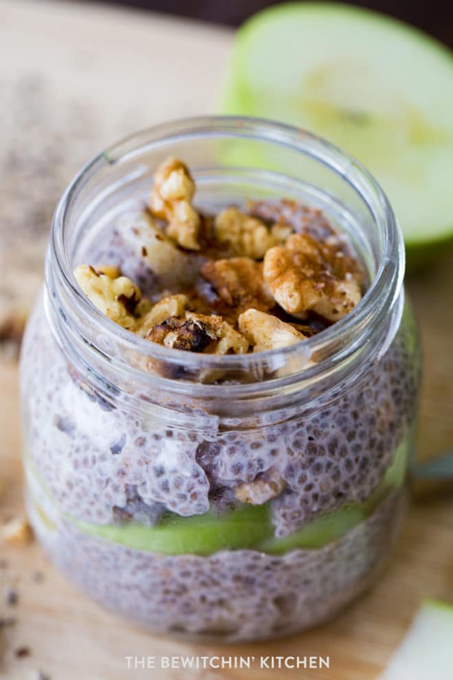 Apple Pie Chia Seed Pudding | The Bewitchin' Kitchen