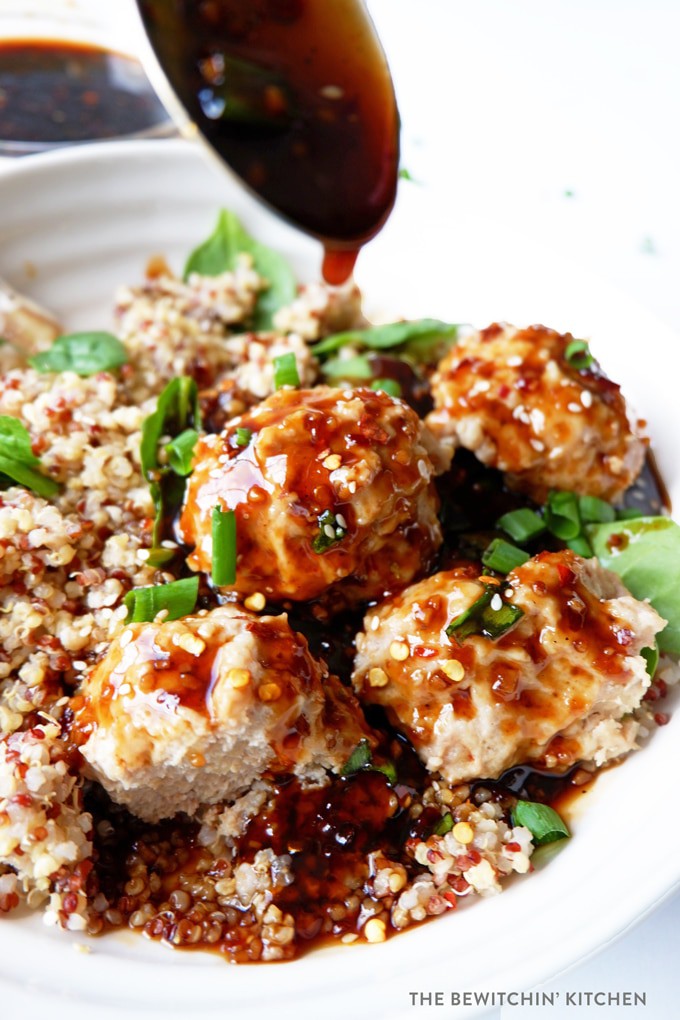 Instant Pot Korean Chicken Meatballs | The Bewitchin' Kitchen