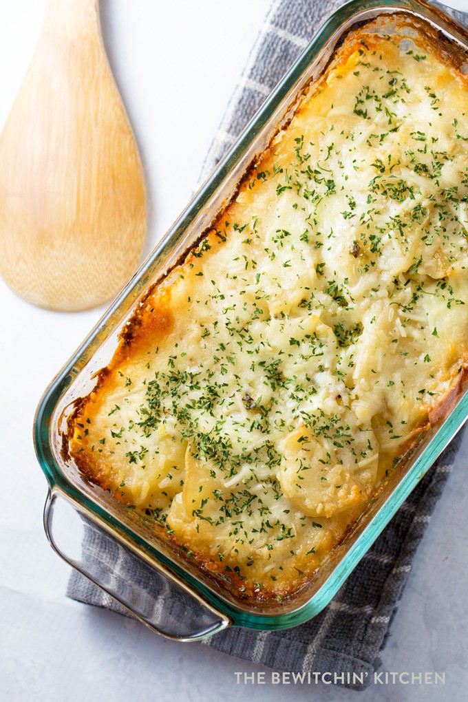 Blue Bayou Scalloped Potatoes | The Bewitchin' Kitchen