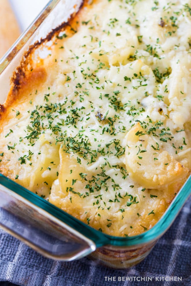 Blue Bayou Scalloped Potatoes | The Bewitchin' Kitchen