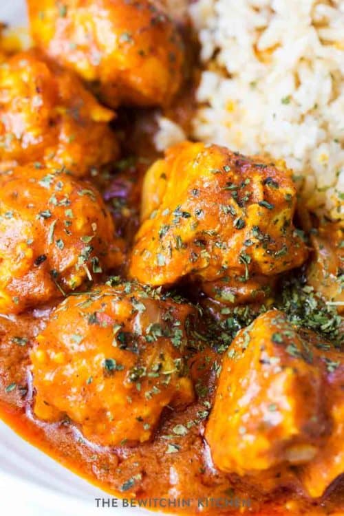 Whole30 Butter Chicken Meatballs | The Bewitchin' Kitchen