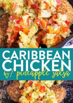 Caribbean Chicken With Pineapple Salsa - The Bewitchin' Kitchen