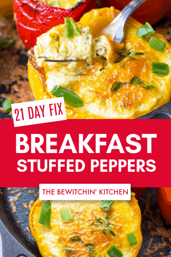 Baked Egg Stuffed Peppers | The Bewitchin' Kitchen