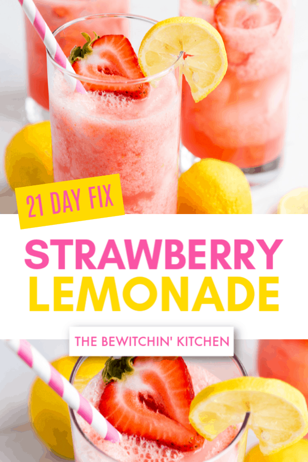 Blended Strawberry Lemonade | The Bewitchin' Kitchen