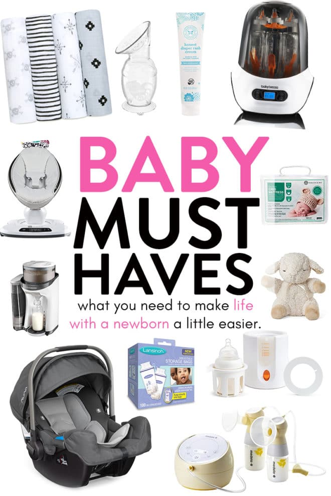 the must haves for a new baby