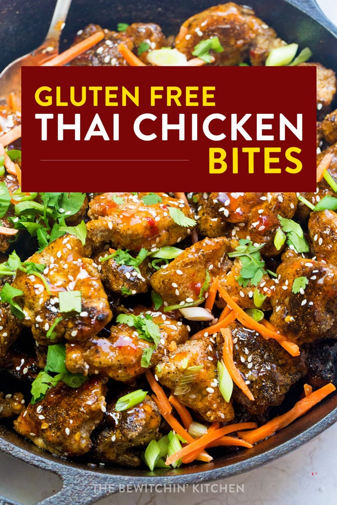 Gluten Free Thai Chicken Bites | The Bewitchin' Kitchen