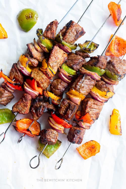 Steak Fajita Kebabs Recipe 