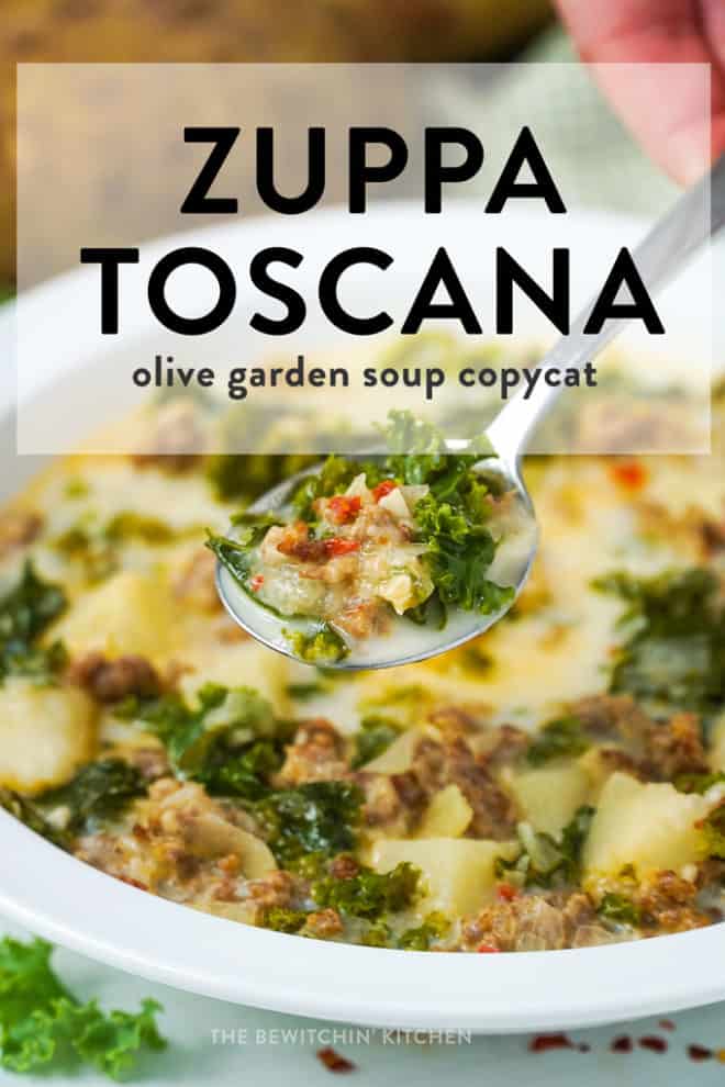 Zuppa Toscana Soup [Olive Garden Copycat] | The Bewitchin' Kitchen