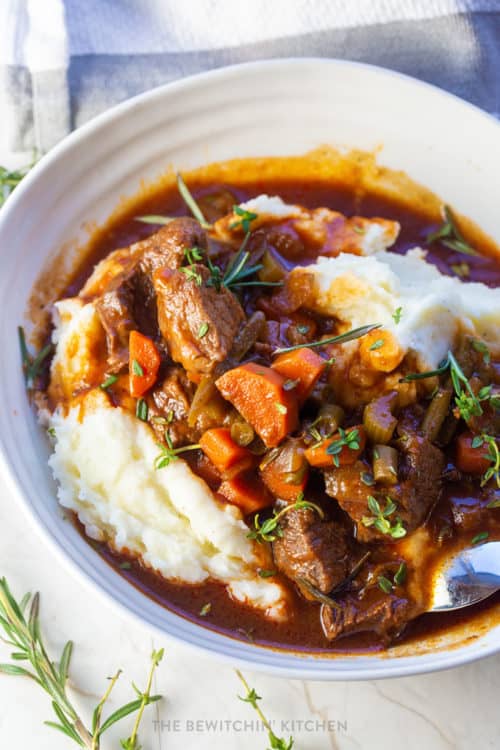 Slow Cooker Beef Stew with Cabernet Merlot