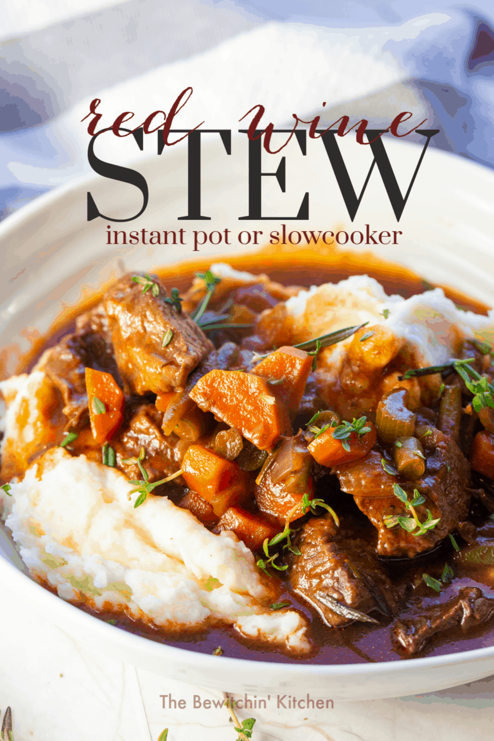 Slow Cooker Beef Stew with Cabernet Merlot