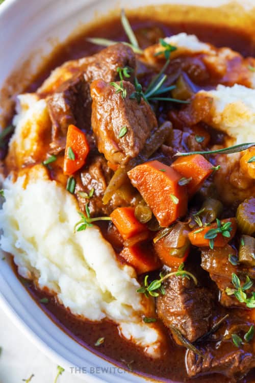 Slow Cooker Beef Stew with Cabernet Merlot