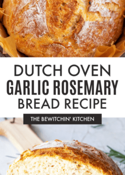Overnight Rosemary Dutch Oven Bread - The Savory Cipolla