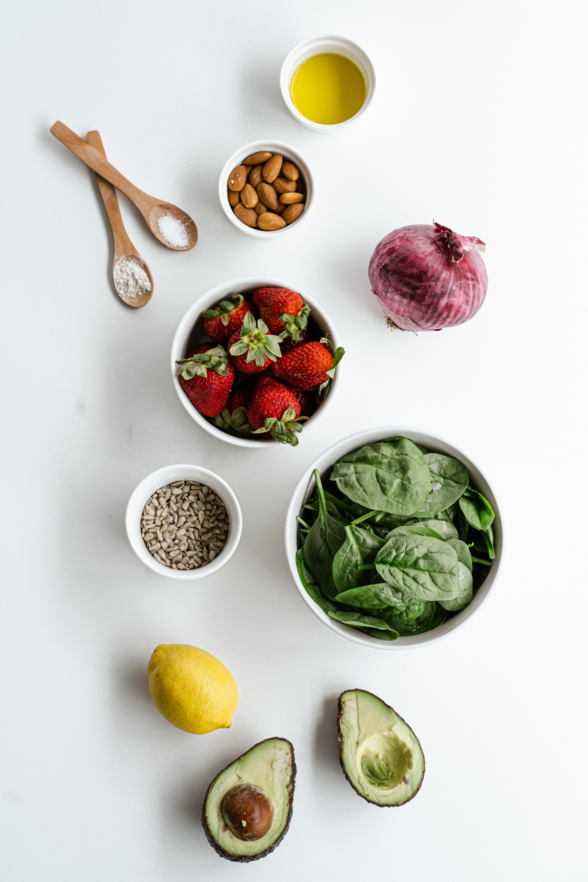 Strawberry Spinach Salad With Sunflower Seed Dressing Recipe | The ...