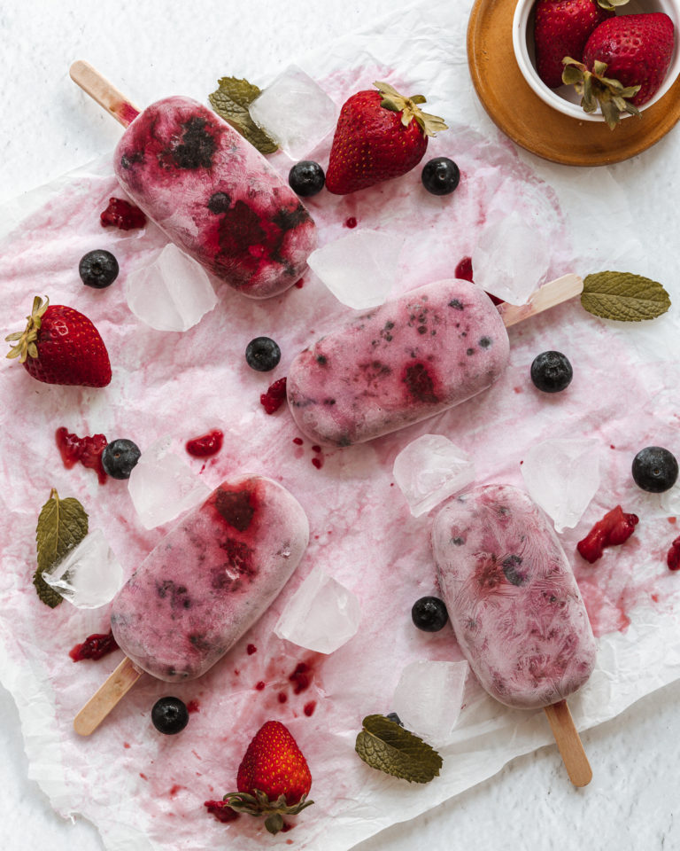 Healthy Fruit Popsicle Recipe The Bewitchin Kitchen