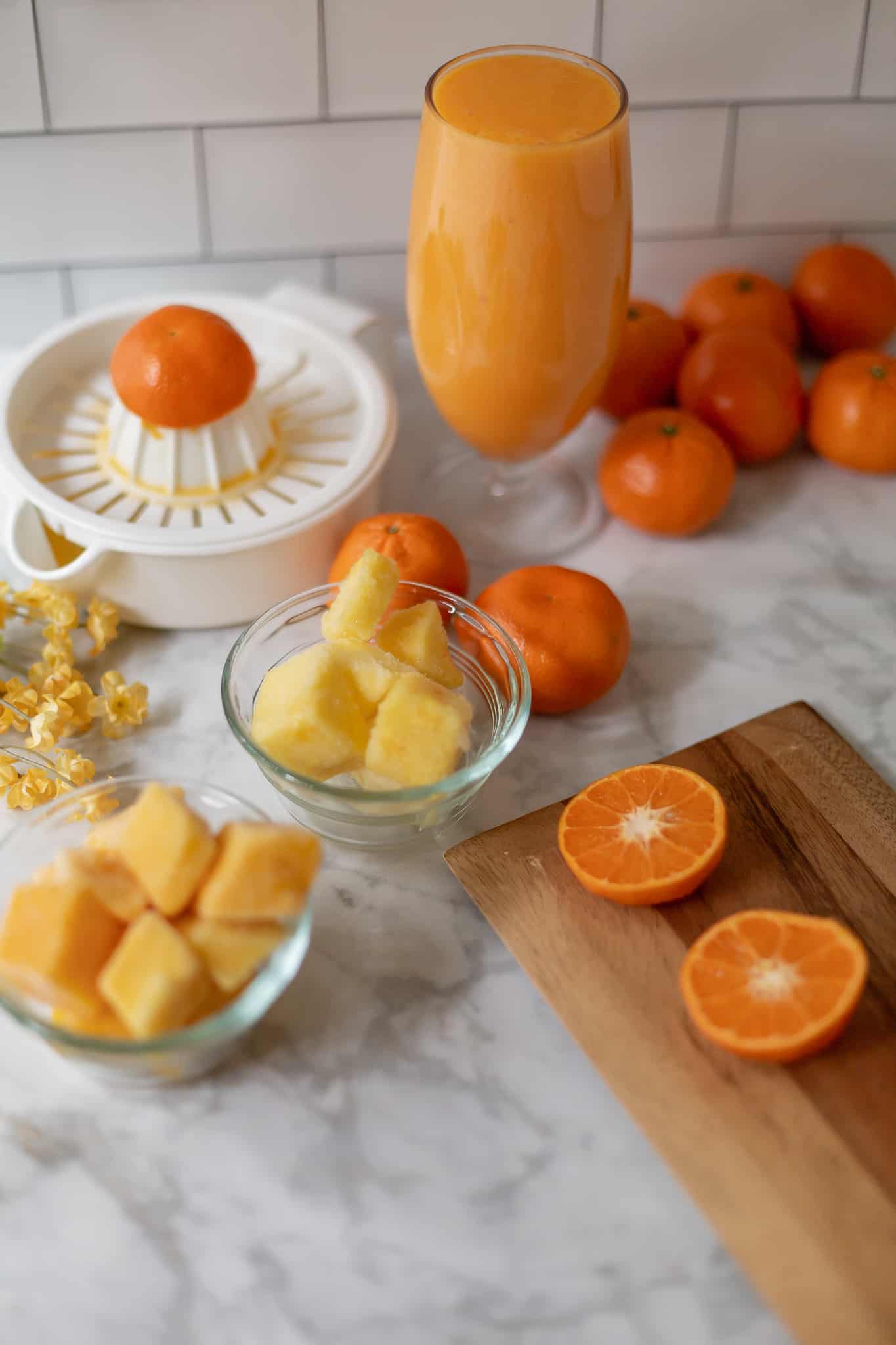 Pineapple Mango Smoothie | The Bewitchin' Kitchen