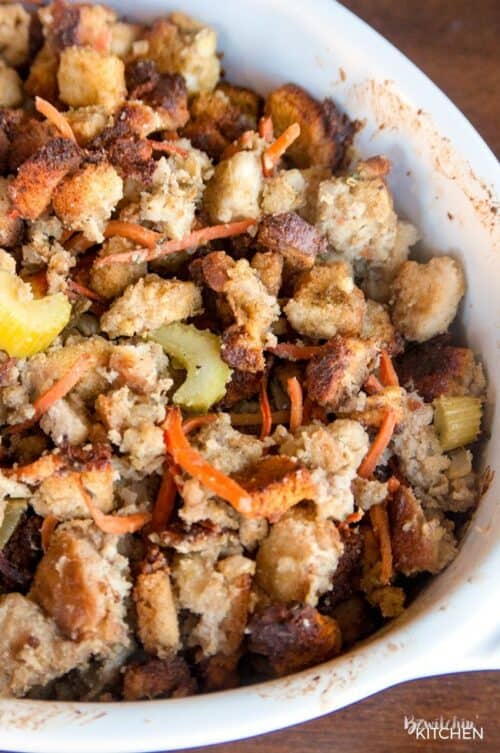 Homemade Stuffing Recipe The Bewitchin Kitchen