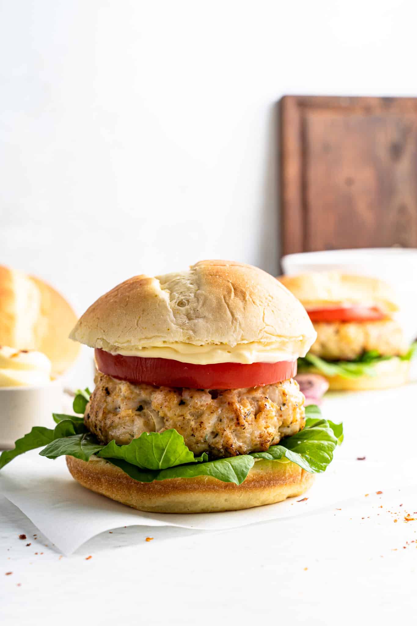 Ground Chicken Burger | The Bewitchin' Kitchen