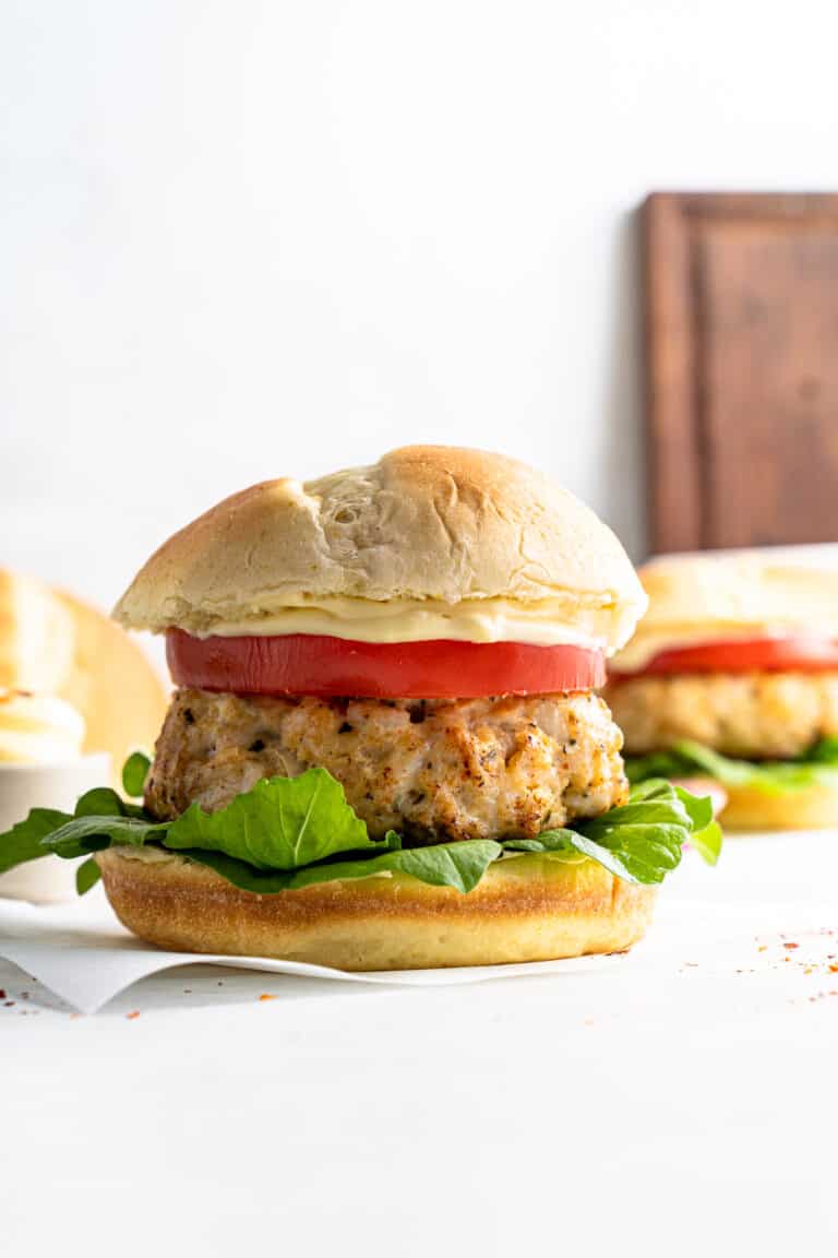 Ground Chicken Burger | The Bewitchin' Kitchen