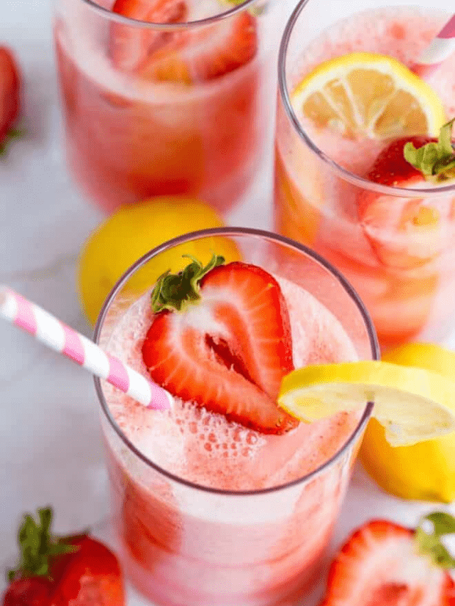 The Sweet And Refreshing Taste Of Strawberry Lemonade A Perfect Summer Drink The Bewitchin