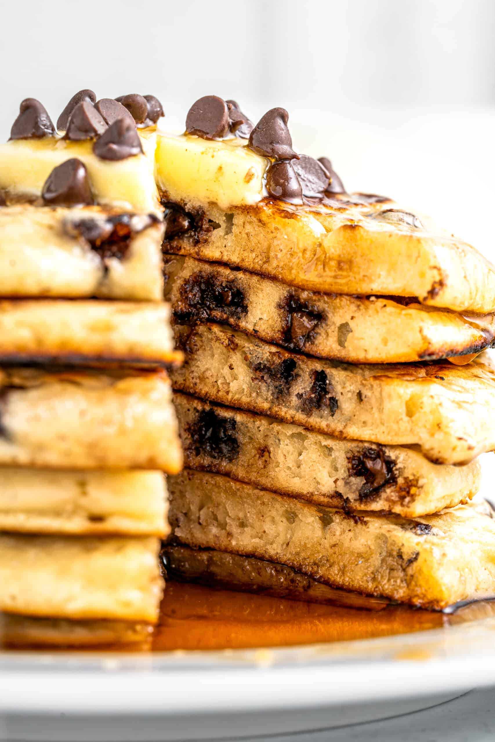 Chocolate Chip Pancakes | The Bewitchin' Kitchen