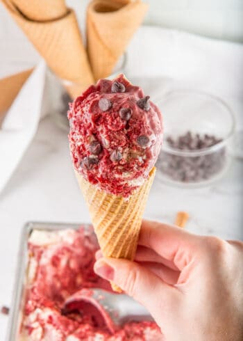 Red Velvet Ice Cream | The Bewitchin' Kitchen