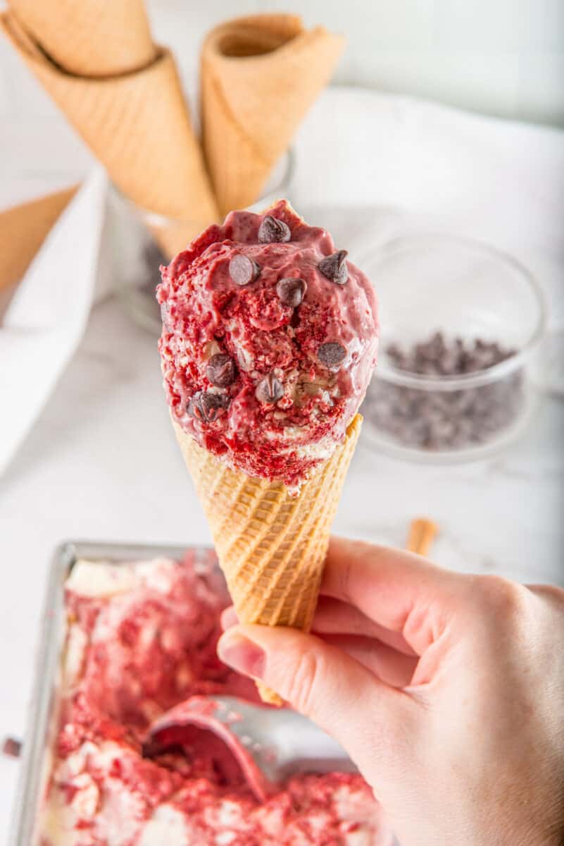 Red Velvet Ice Cream The Bewitchin Kitchen 