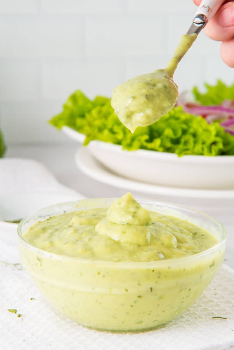 Avocado Lime Ranch Dressing The Bewitchin Kitchen