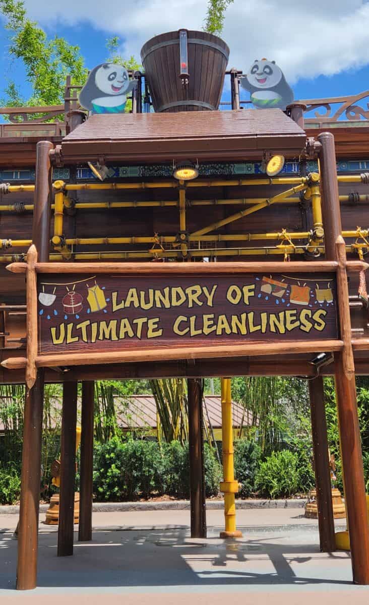 Laundry of Ultimate Cleanliness at Universal Studios Dreamworks Land Kung Fu Panda