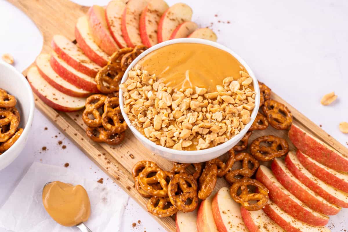 cream cheese caramel apple dip