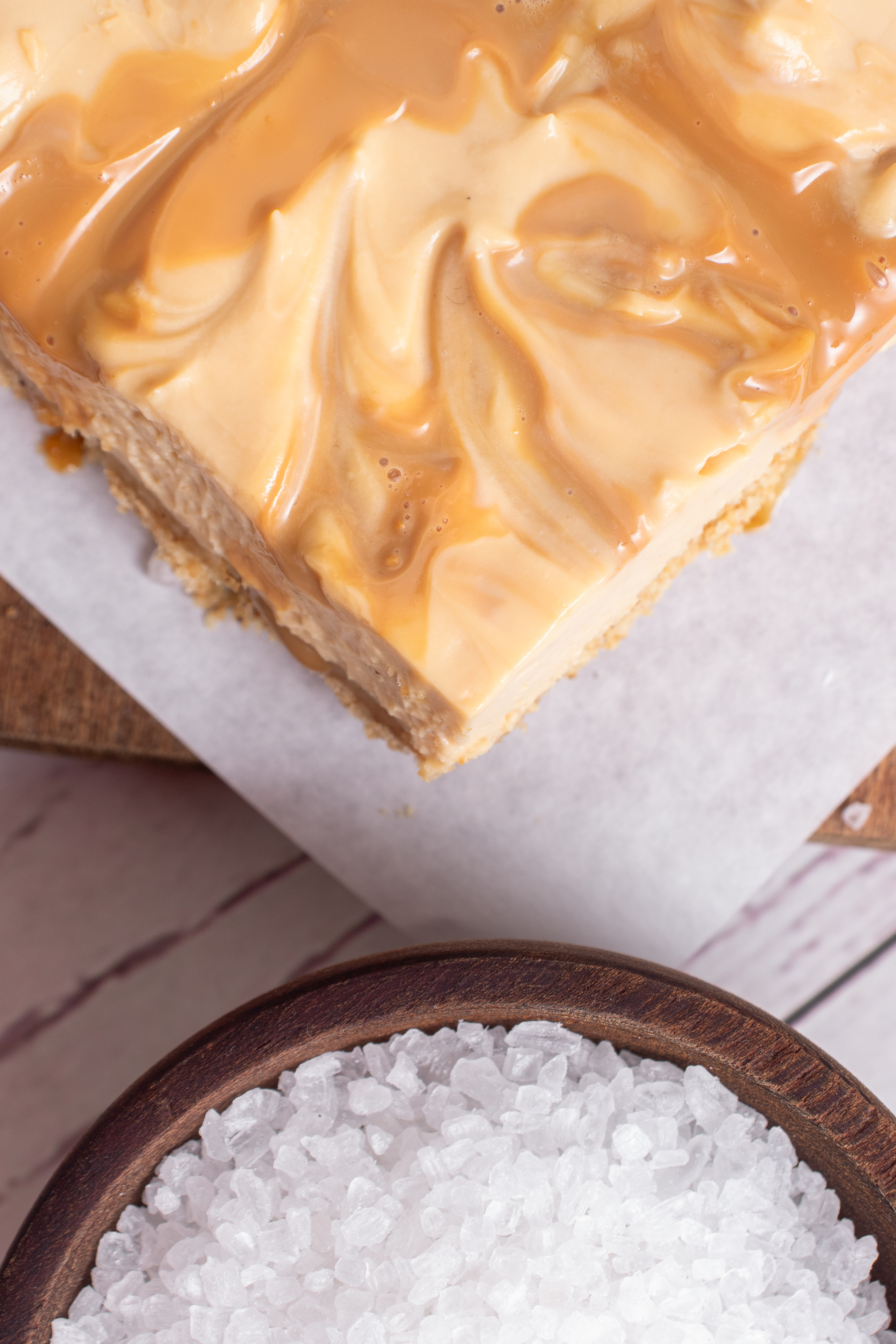 dulce de leche cheesecake bar