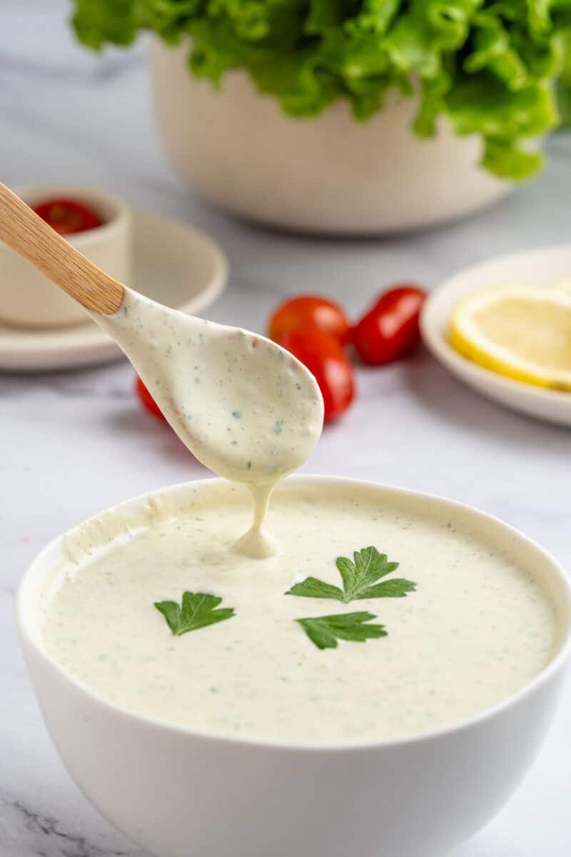 Greek yogurt salad dressing