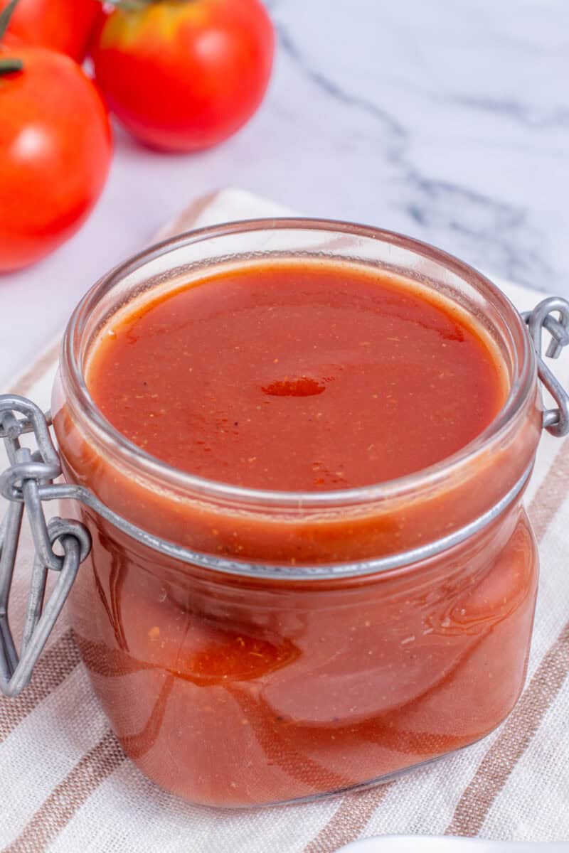 taco sauce in a jar