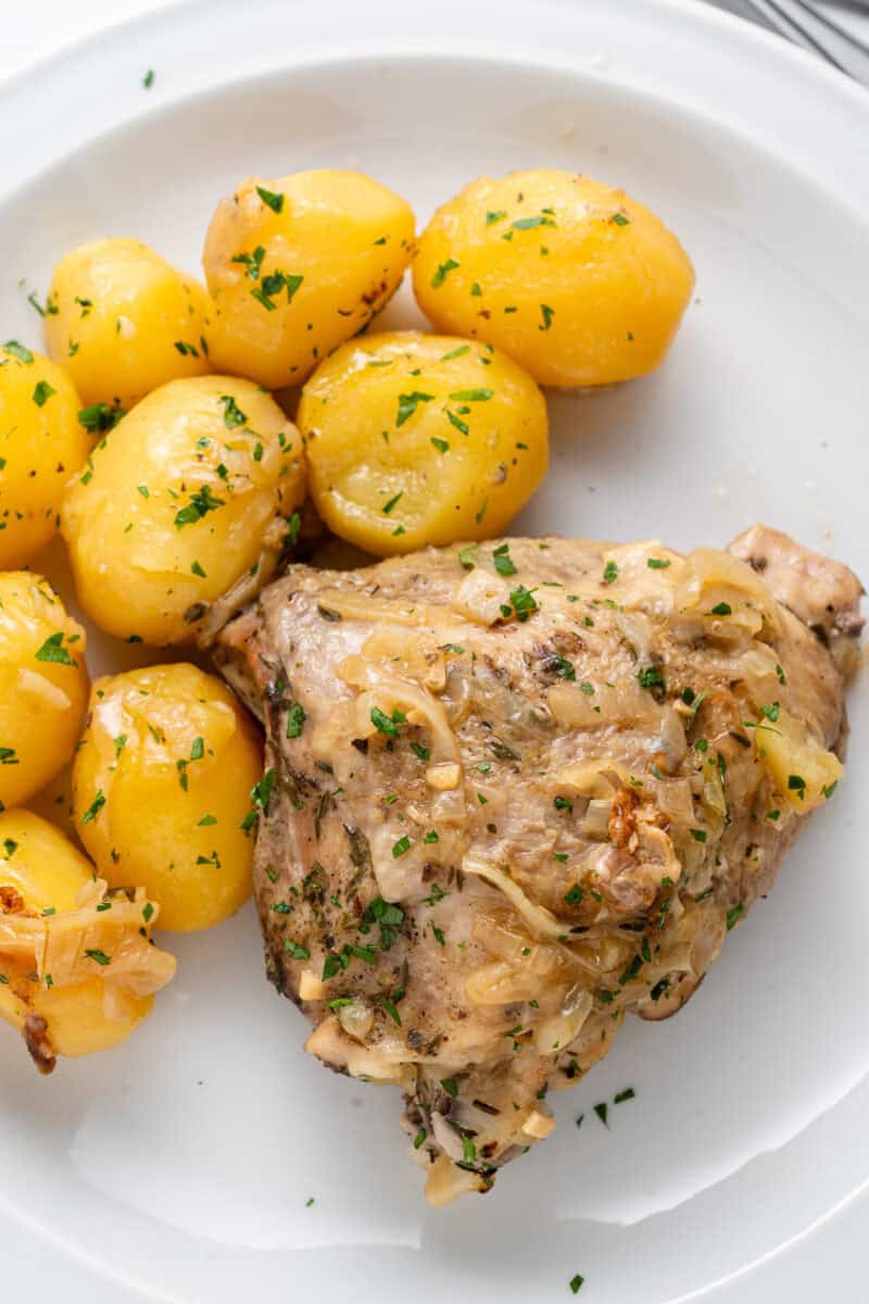 instant pot chicken thighs and potatoes