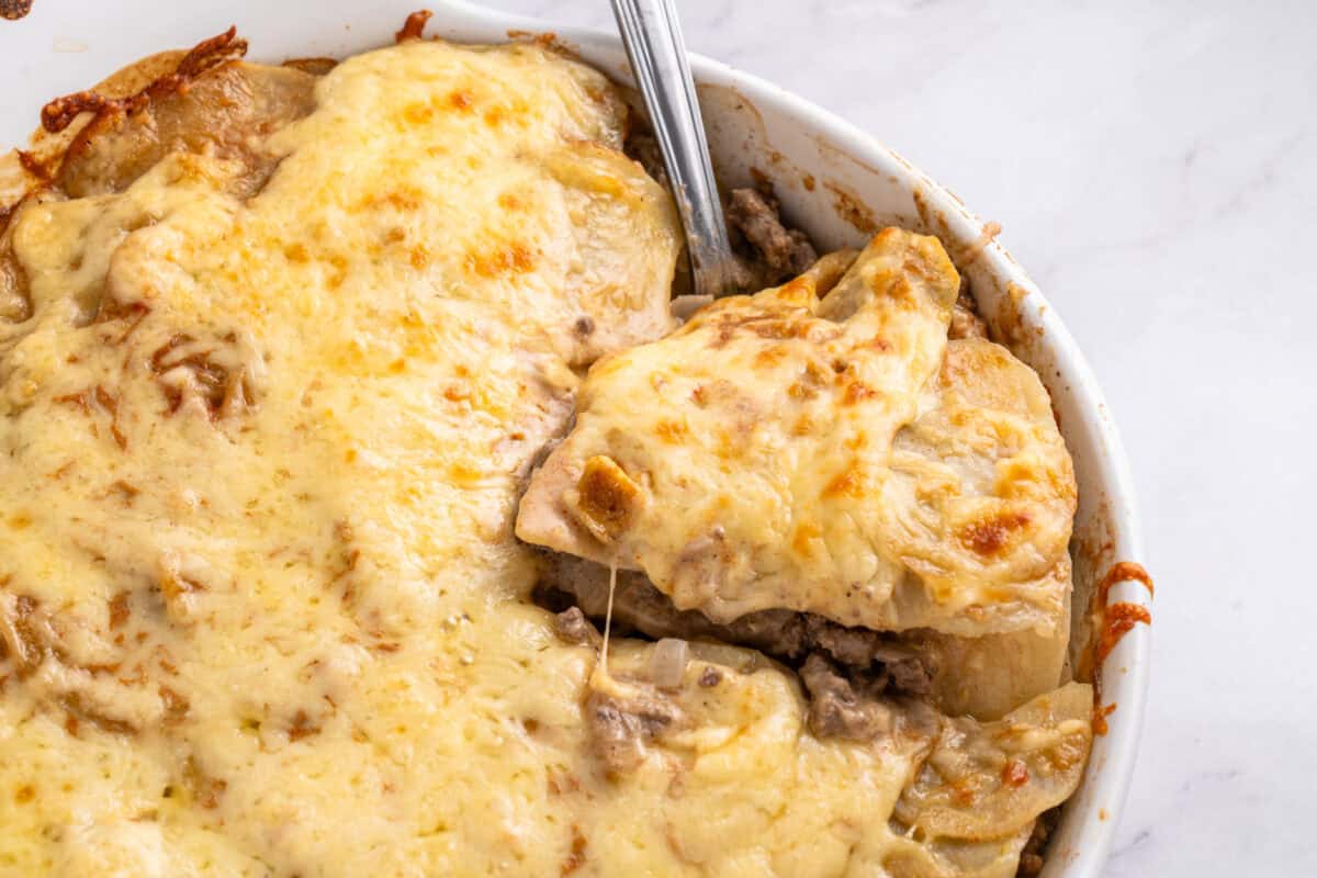 Hamburger Potato Casserole