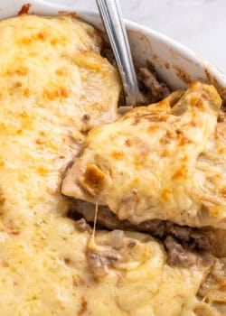 Hamburger potato casserole